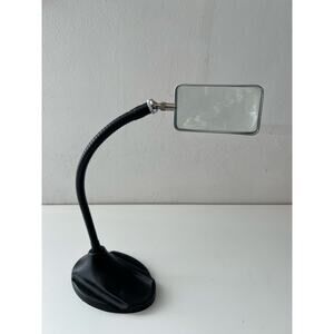 Atco USA Vintage Flexible Desktop Gooseneck Magnifying Glass Cast Iron Base